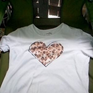 Coral bay heart tshirt